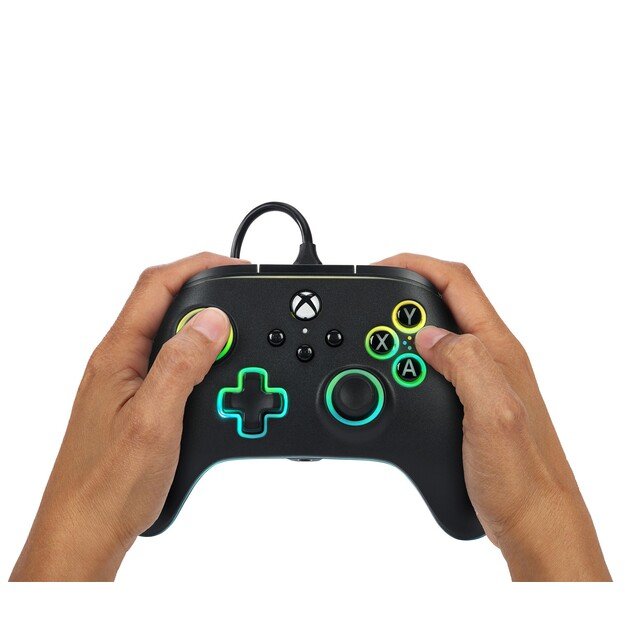 PowerA Advantage Wired Controller - Xbox Series X/S -  m/ Lumectra - Black