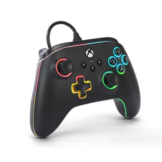 PowerA Advantage Wired Controller - Xbox Series X/S -  m/ Lumectra - Black