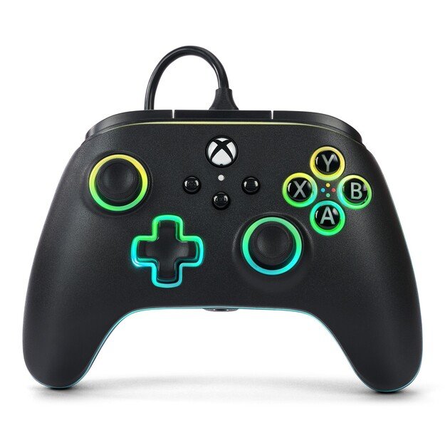 PowerA Advantage Wired Controller - Xbox Series X/S -  m/ Lumectra - Black