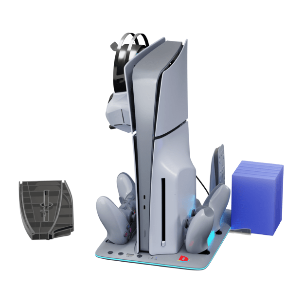 iMP Tech - DLX+LED Multi Function Charge and Cool Stand - 30th Anniversary Limited Edition - Grey