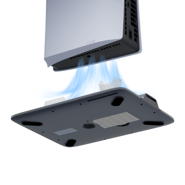 iMP Tech - DLX+LED Multi Function Charge and Cool Stand - 30th Anniversary Limited Edition - Grey 3