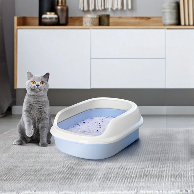 8x Silikona kaķu pakaišu kastīte 1,5 kg Neplīstoša, nesadalās, efektīva.