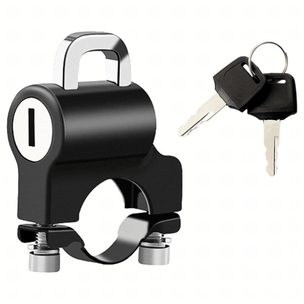 Zamek Blokada do Kasku Motocyklowego Antykradzieżowa Zabezpiecznie 20-24mm
