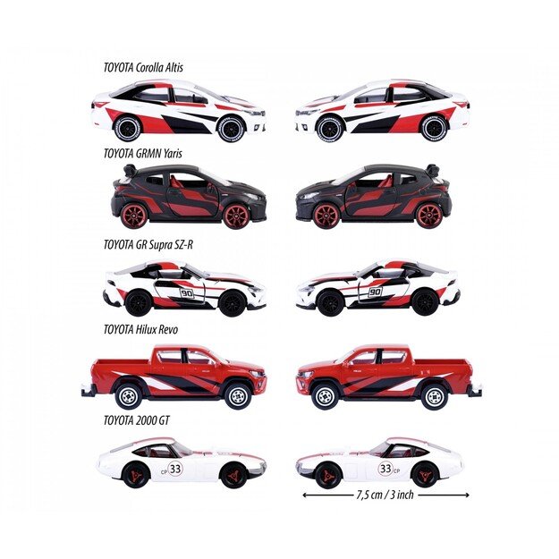 Majorette - Toyota Racing Giftpack (5 pcs) (212053189)