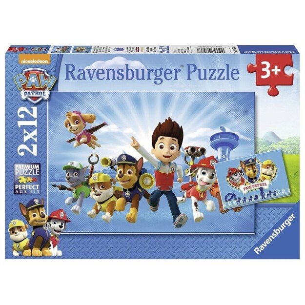 Ravensburger - Paw Patrol 2x12p puzzle - (10107586)
