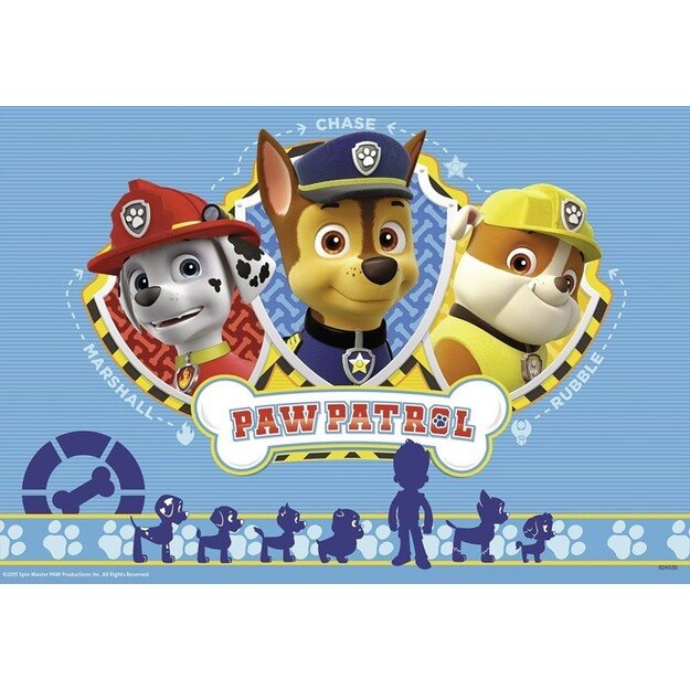 Ravensburger - Paw Patrol 2x12p puzzle - (10107586)