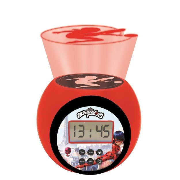 Lexibook - Miraculous Projector Alarm Clock with Timer (RL977MI)