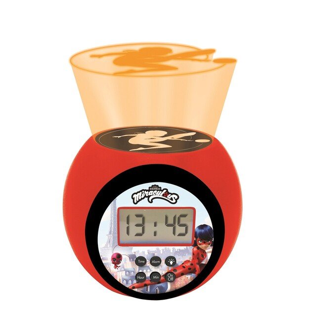 Lexibook - Miraculous Projector Alarm Clock with Timer (RL977MI)
