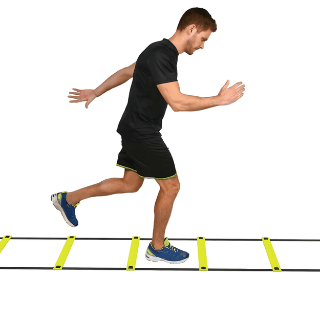 Koordinacijos kopėčios mankštos treniruotėms, futbolui, tenisui, 6 m