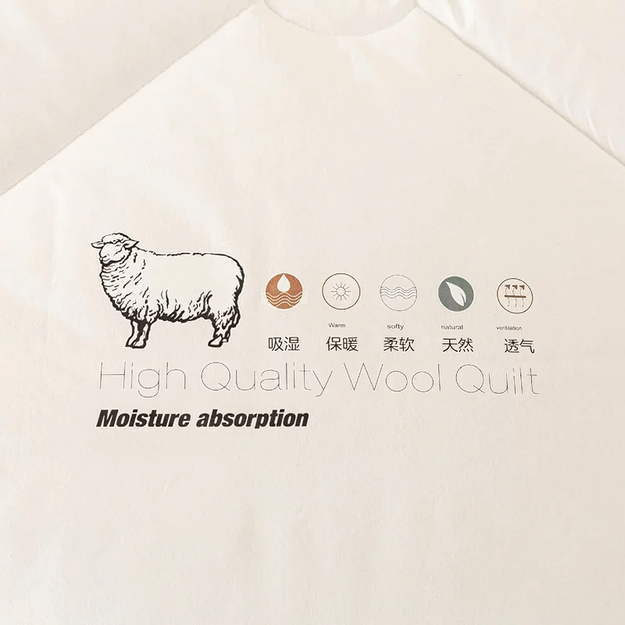 Villane talvetekk lambavillast, soe talvetekk talveks, vill, 200x220cm