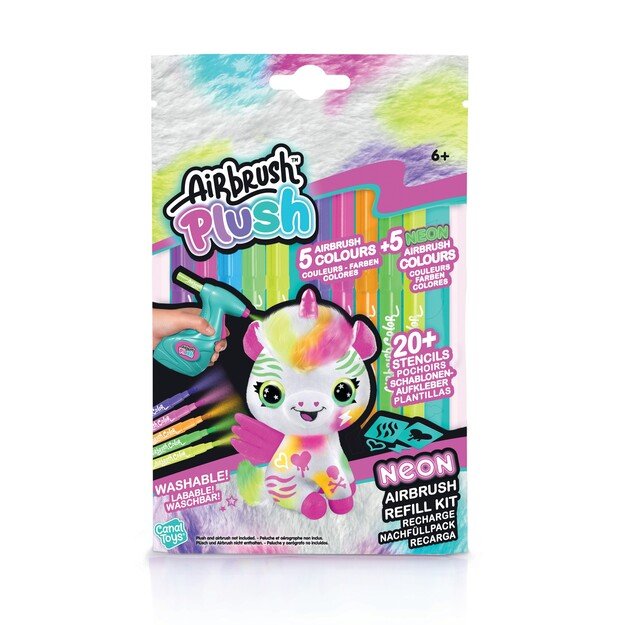 Airbrush Plush - Refill Neon Kit x 10 Marks (1019)