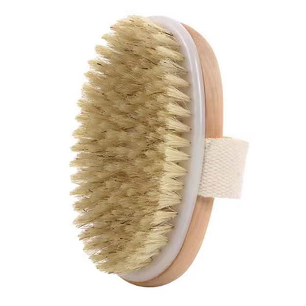 Ķermeņa masāžas birste ādas pīlings 2in1 sausai un mitrai pretcelulīta procedūrai