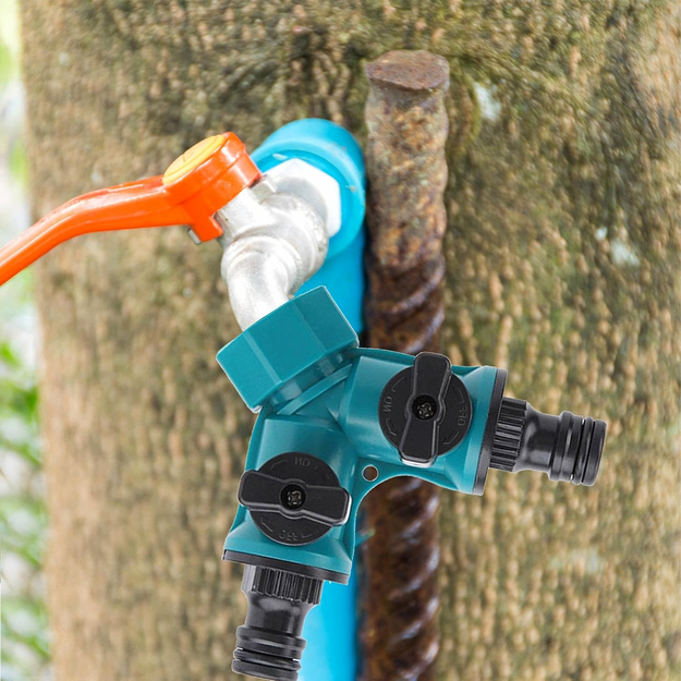 T veida krāna sadalītāja reducēšanas 2 virzienu 1/2 3/4 dārza šļūtenes vārsti