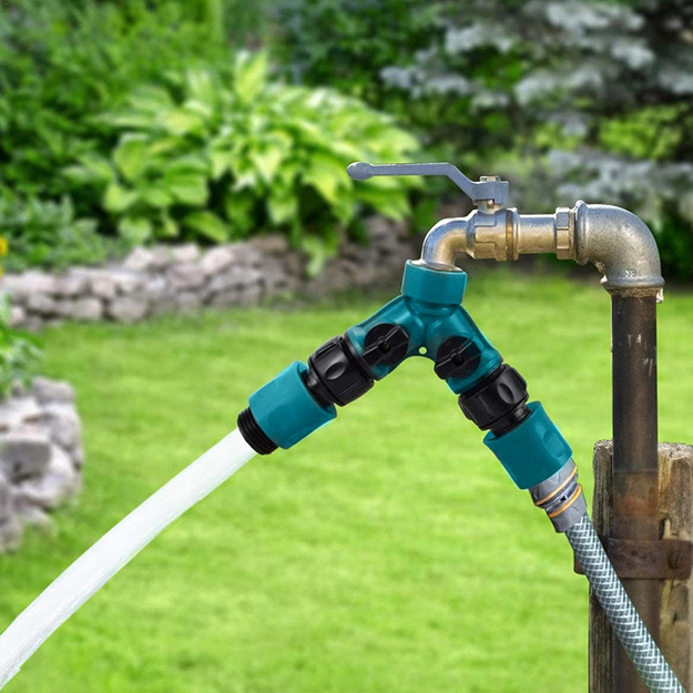 T veida krāna sadalītāja reducēšanas 2 virzienu 1/2 3/4 dārza šļūtenes vārsti