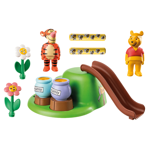 Playmobil - 1.2.3 & Disney: Winnie's & Tigger's Bee Garden (71317) 1