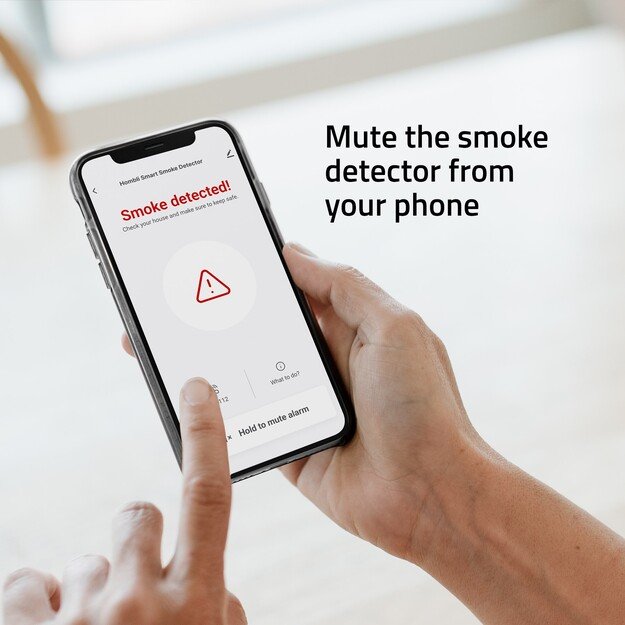 Hombli - Smart Smoke Detector White 10