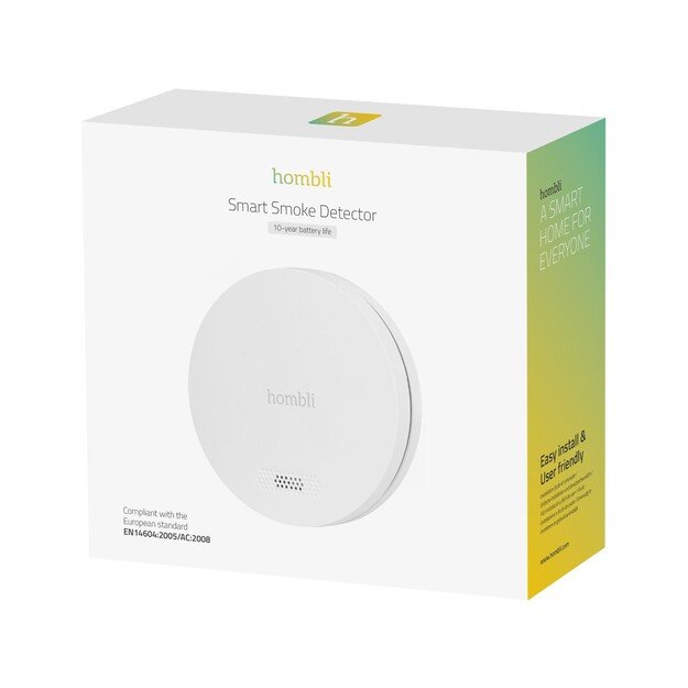 Hombli - Smart Smoke Detector White 9