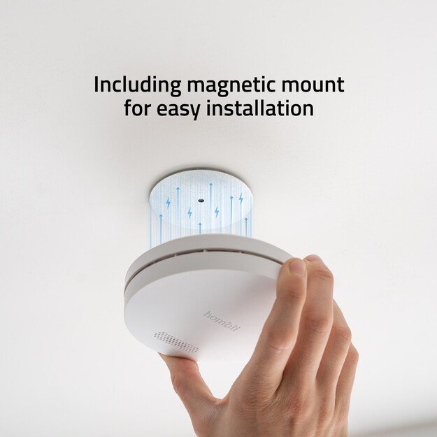 Hombli - Smart Smoke Detector White 7