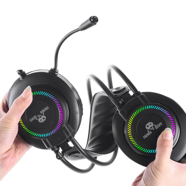 Freaks And Geeks - Dual Headset with backlit microphone - PC/PS4/PS5/Xbox One
