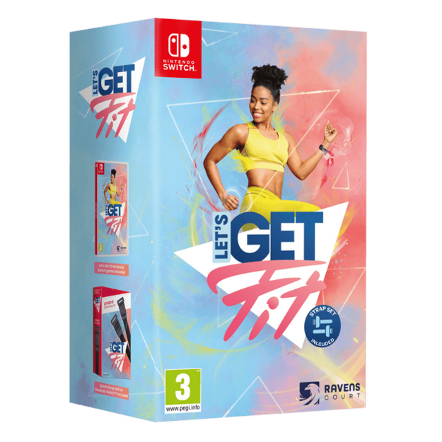 Let's Get Fit Includes Joy Con Straps - Nintendo Switch