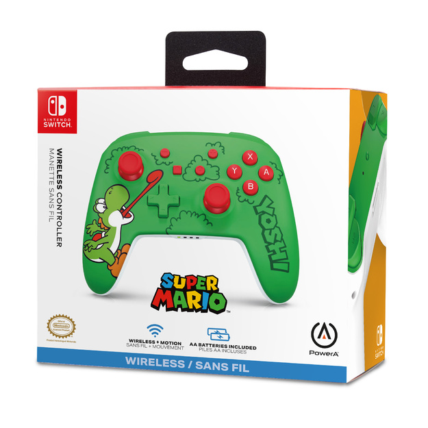 PowerA - Wireless Controller for Nintendo Switch - Hungry Yoshi - Green