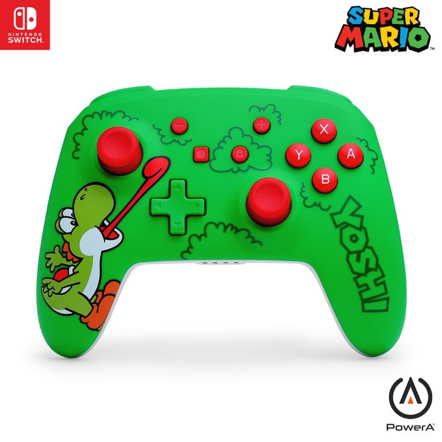 PowerA - Wireless Controller for Nintendo Switch - Hungry Yoshi - Green