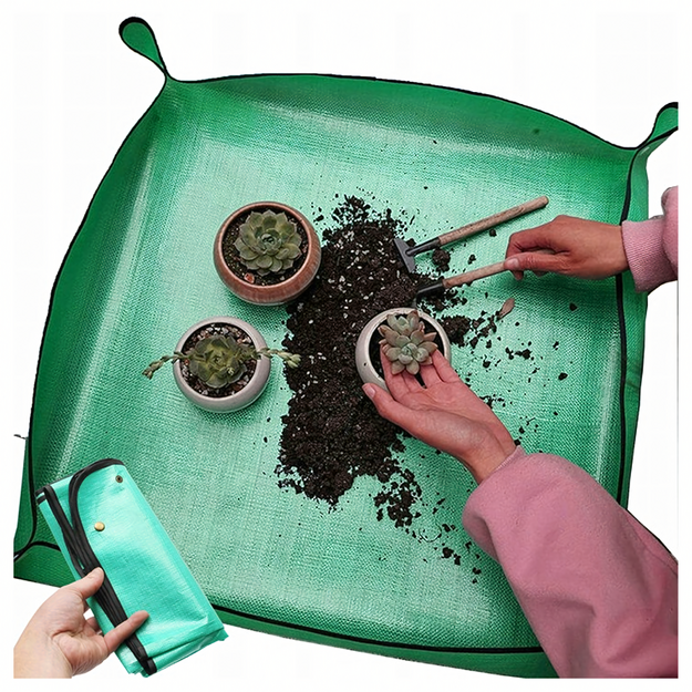 Kilimėlis augalų ir gėlių persodinimui, sodo augalai, 100x100 cm