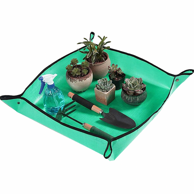 Kilimėlis augalų ir gėlių persodinimui, sodo augalai, 100x100 cm