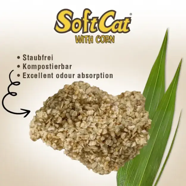 Portapet- Catlitter - SoftCat Corn - Paper Bag - 17 L