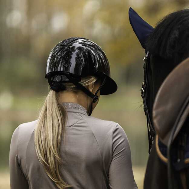 HANSBO SPORT - Riding Helmet MIPS Vision Glitter - M