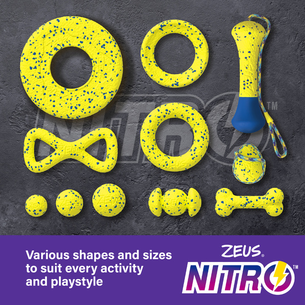 Zeus Nitro - Tugger - Yellow and Blue - 22cm