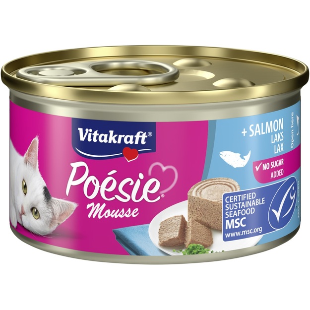 Vitakraft - Poesie Mousse, Salmon - 85gr