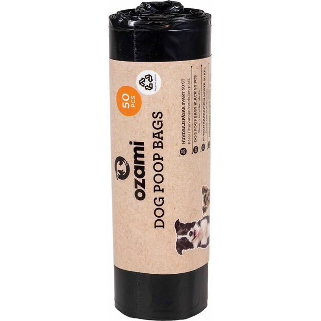 ozami - Dog Poop Bag - Black - 140x340mm