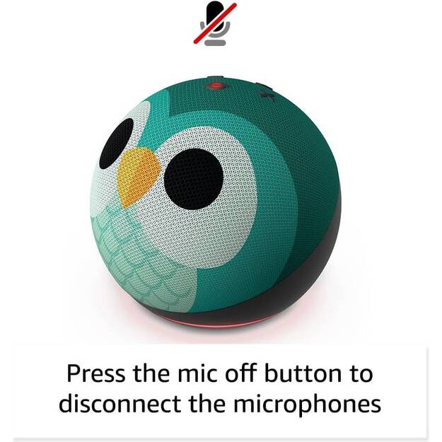 Amazon - Echo Dot Kids 5th Gen Owl Edition