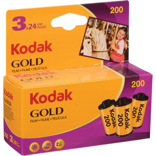 Kodak - 135 Gold 200 Carded 24x3
