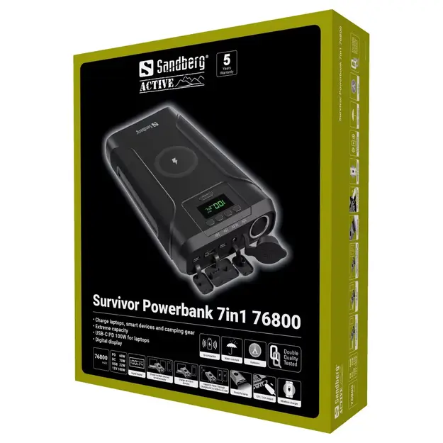 Sandberg - Survivor Powerbank 7in1 76800