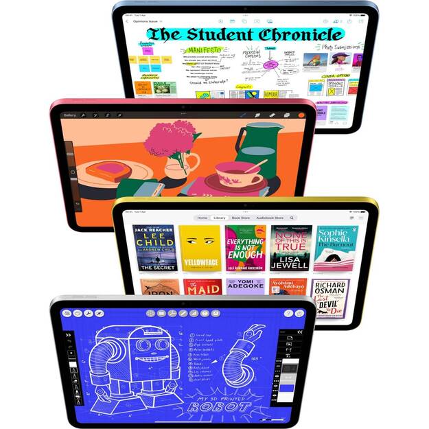 Apple - iPad A16 Wi-Fi - 256 GB - 11