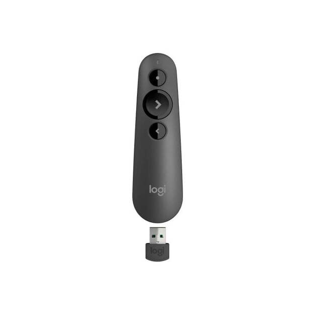 Logitech - R500s Laser Presentation Remote, Graphite