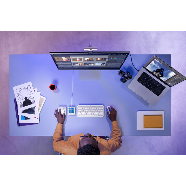 Logitech - MX Creative Console - Pale Grey