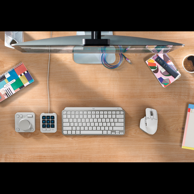 Logitech - MX Creative Console - Pale Grey