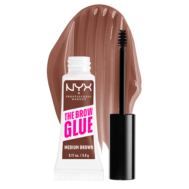 NYX Professional Makeup - The Brow Glue Instant Styler - Medium Brown