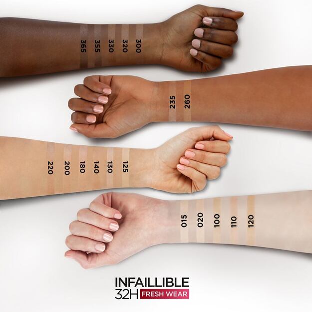 L'Oréal Paris - Infaillible 32H Fresh Wear 355 Neutral Undertone foundation - 30 ml