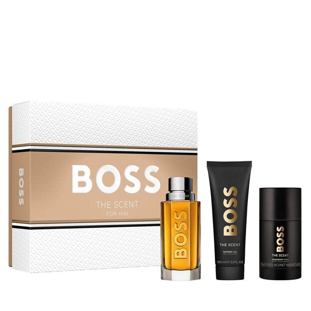 Hugo Boss - The Scent EDT 100 ml + Shoergel 100 ml + Deo Stick - Giftset