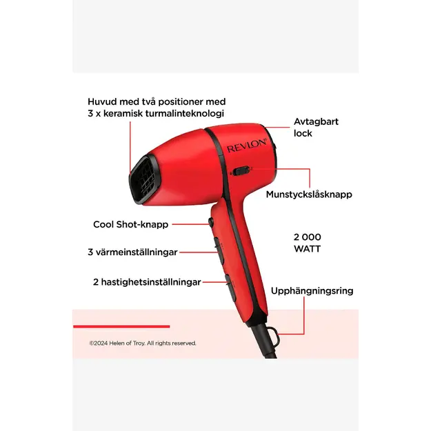 Revlon Hårtørrer Airflow Control - 2000 W