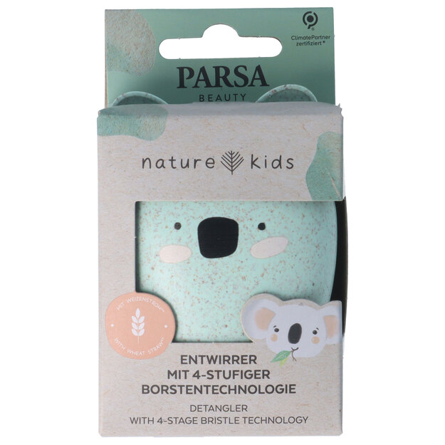 Parsa - Karlo Detangler Hairbrush - Koala Print - Compact