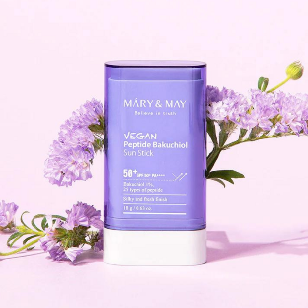 Mary&May - Vegan Peptide Bakuchiol Sun Stick SPF50+ PA++++ - 18 g