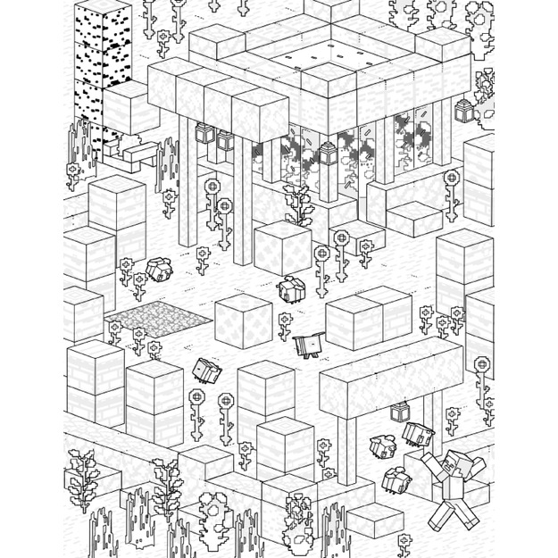 The Official Minecraft Coloring Book