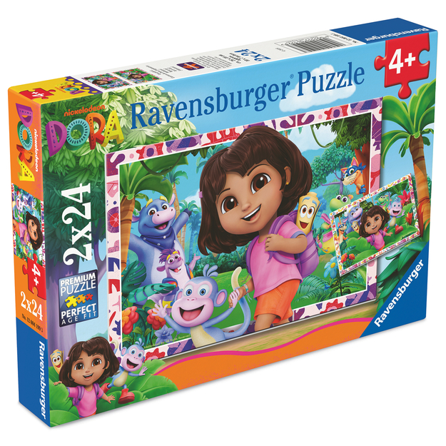 Ravensburger - Dora the Explorer 2x24p (12004199)