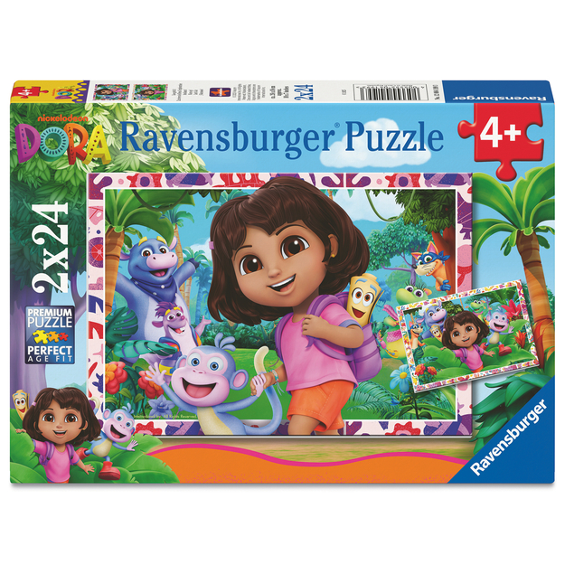 Ravensburger - Dora the Explorer 2x24p (12004199)
