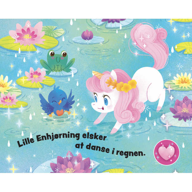 Bog med håndtag: Lille søde enhjørning